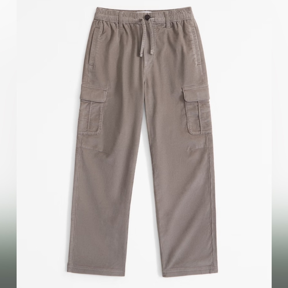 Boy’s Abercrombie Baggy Pull-On Corduroy Cargo Pants (New in bag)